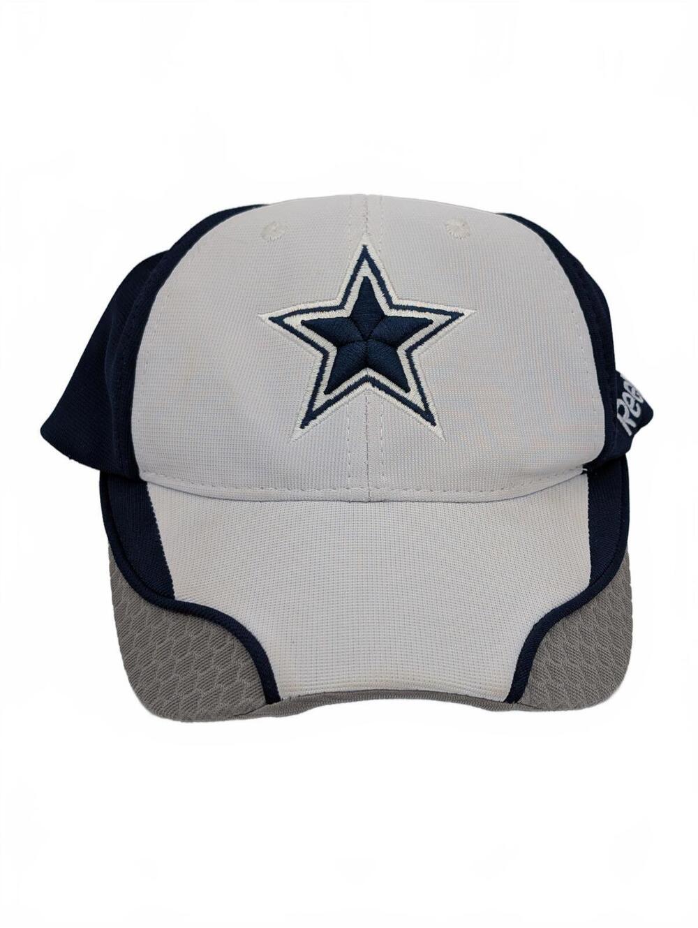Dallas Cowboys Reebok On Field NFL Star Logo Stretch Fit Hat Unisex S/M